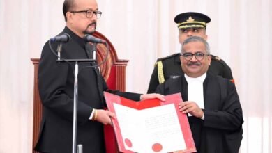 छत्तीसगढ़ के मुख्य न्यायाधीश जस्टिस महापात्र का भावुक बयान, बोले- मां महामाया की धरती पर आना सौभाग्य 3 Chhattisgarh News 05 3 3