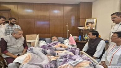 दिल्ली में किरण देव का हाल जानने पहुंचे तोखन साहू, स्वास्थ्य की ली जानकारी 5 Chhattisgarh News 06 2