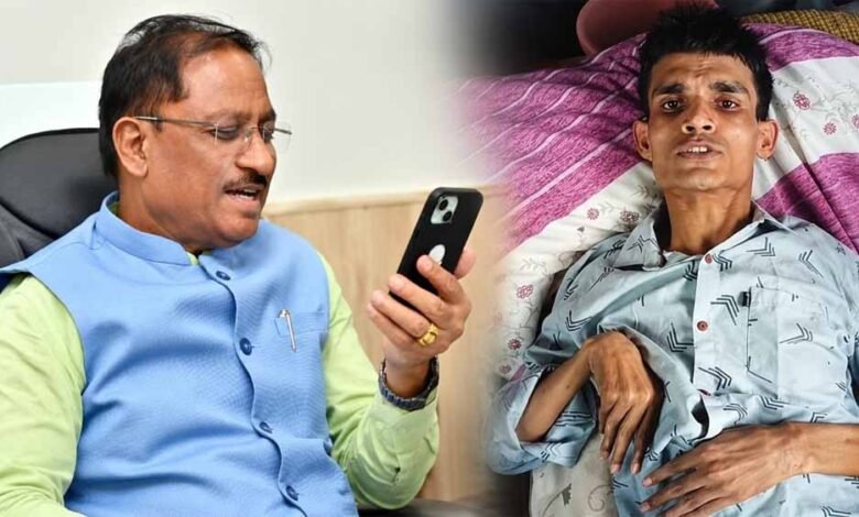 10 साल से बिस्तर पर पड़े शशिकांत को CM साय की मदद का भरोसा, इलाज की जगी उम्मीद 1 Chhattisgarh News 08 1 5