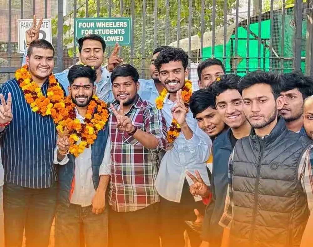 DU छात्रसंघ चुनाव में छत्तीसगढ़ का दबदबा, पीयूष जायसवाल ने 674 वोटों से मारी बाजी 1 Chhattisgarh News 10 1 6