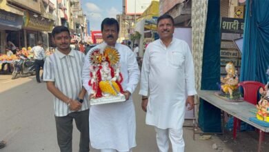 विघ्नहर्ता भगवान गणेश की भक्ति में रमा संजय श्रीवास्तव का निवास’ 4 Ganesh 1