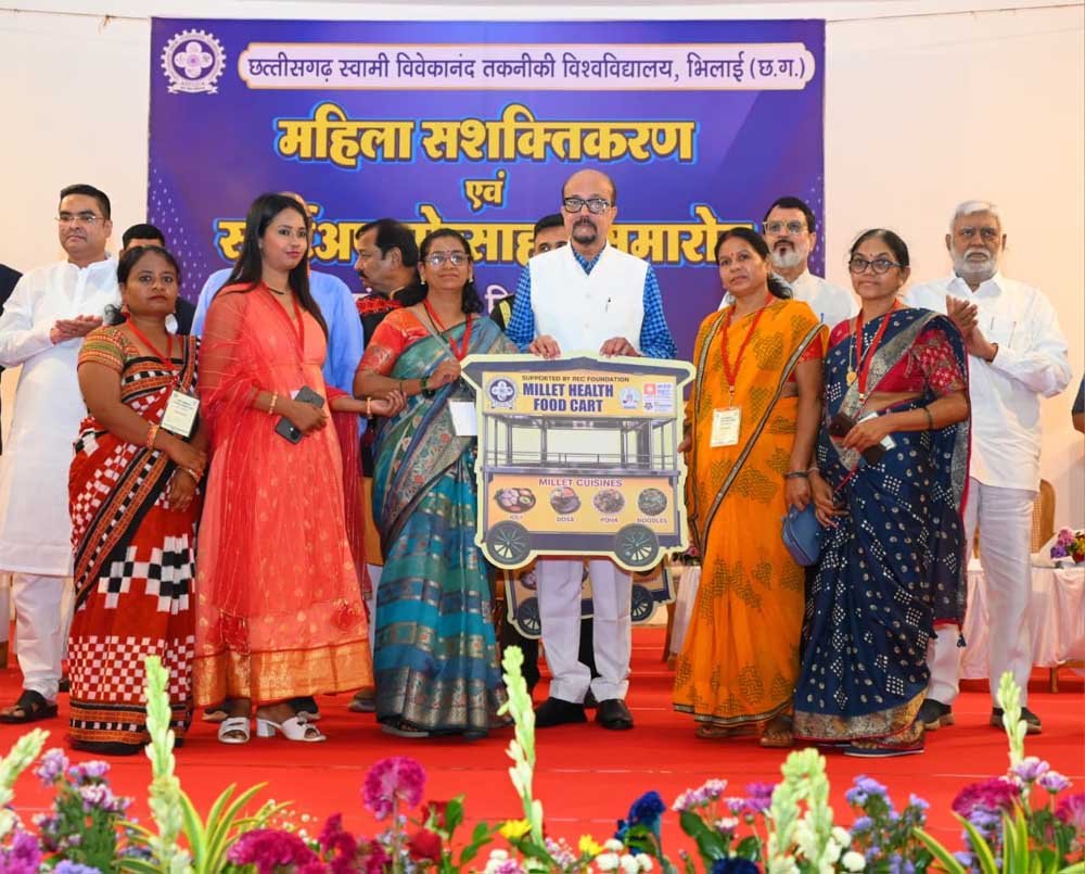 सीएसवीटीयू भिलाई द्वारा बीआईटी दुर्ग में ‘महिला सशक्तिकरण, उद्यमिता एवं स्टार्टअप अभिनंदन कार्यक्रम’ का भव्य आयोजन 1 Mahila 01