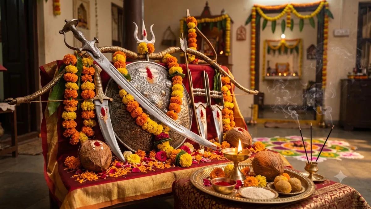 दशहरे पर शमी पूजन और शस्त्र पूजा क्यों होती है? जानें पौराणिक मान्यता और पूजा की विधि 1 130 9