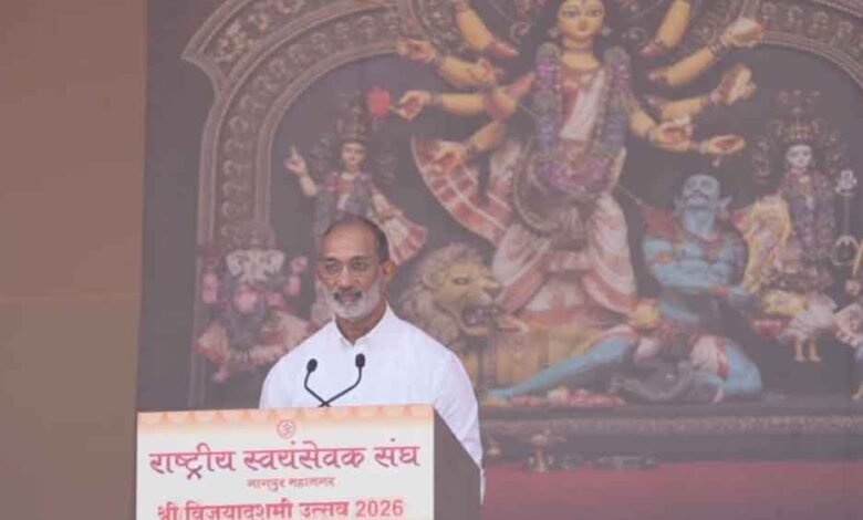 101 साल पहले हिंदू एकता और स्वतंत्रता था संघ का उद्देश्य, विजयादशमी कार्यक्रम में बोले संजय गुप्त 10 20A 147