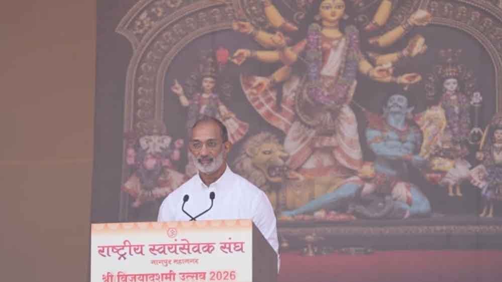 101 साल पहले हिंदू एकता और स्वतंत्रता था संघ का उद्देश्य, विजयादशमी कार्यक्रम में बोले संजय गुप्त 1 20A 147