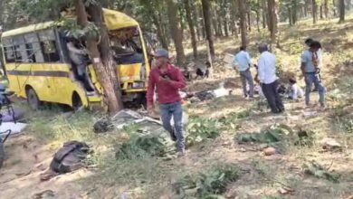 मनेंद्रगढ़ में भीषण बस हादसा, पेड़ से टकराई तेज रफ्तार बस; 6 की मौत, 15 की हालत गंभीर 2 22 A 244
