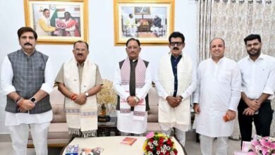 मुख्यमंत्री विष्णु देव साय से राजस्थान विधानसभा अध्यक्ष वासुदेव देवनानी ने की सौजन्य भेंट 2 22 A 67