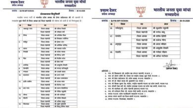 मध्य प्रदेश BJP युवा मोर्चा की नई टीम घोषित, 19 जिलों में बदले पदाधिकारी 2 30A 22