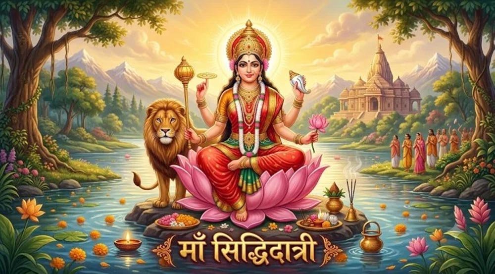 शारदीय नवरात्रि की महानवमी पर पढ़ें मां सिद्धिदात्री की व्रत कथा, सुख-समृद्धि और ज्ञान का मिलता है आशीर्वाद 1 48 15