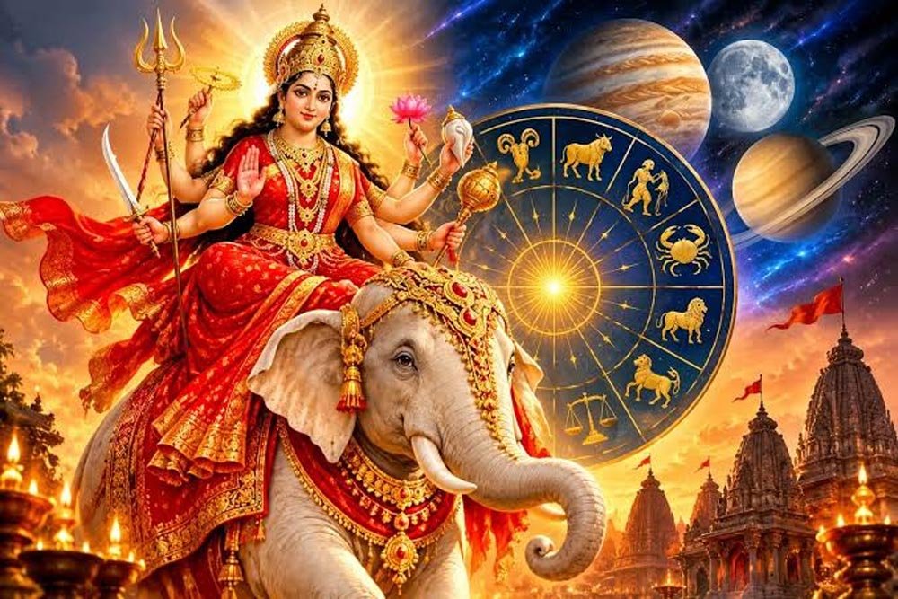 शारदीय नवरात्र में बनेंगे 2 गजकेसरी और 3 सर्वार्थ सिद्धि योग, मेष समेत 4 राशियों की चमकेगी किस्मत 1 68 9
