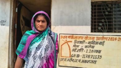 प्रधानमंत्री आवास योजना से कविता बाई के पक्के घर का सपना हो रहा साकार 4 Awas 02
