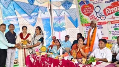धमतरी जिला के मोंगरागहन में मेगा स्वास्थ्य शिविर का आयोजन 5 dhamtri