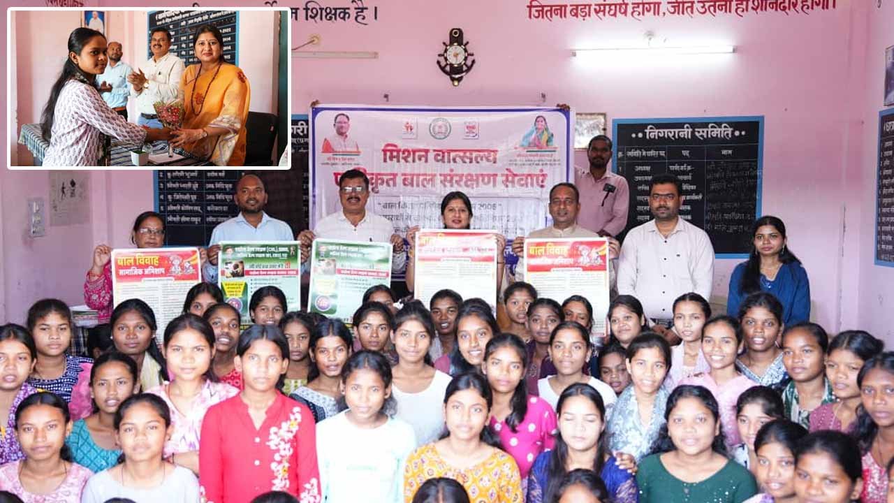बालोद के आदिवासी कन्या छात्रावास का डॉ. वर्णिका शर्मा ने किया औचक निरीक्षण 1 dr varnika sharma