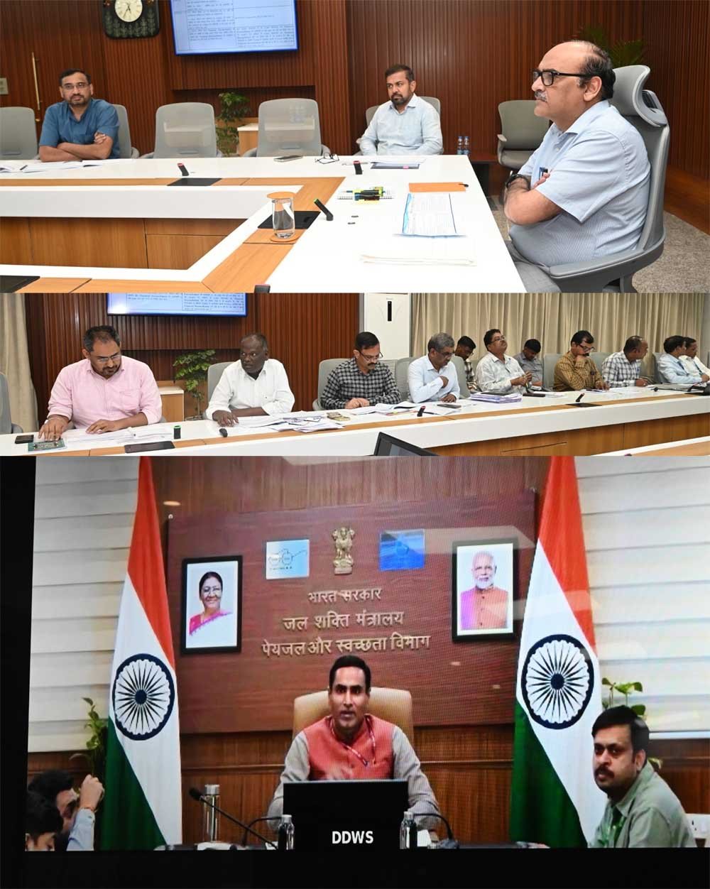 मुख्य सचिव की अध्यक्षता में राज्य जल एवं स्वच्छता मिशन की अपेक्स कमेटी की बैठक संपन्न 1 grup 4