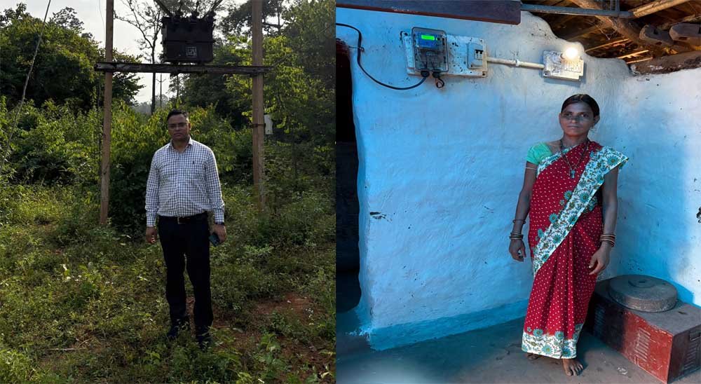 नियद नेल्ला नार योजना से अबूझमाड़ के ग्राम बोरानिरपी में पहली बार पहुंची बिजली, रोशन हुआ पूरा गांव 1 saflta 01